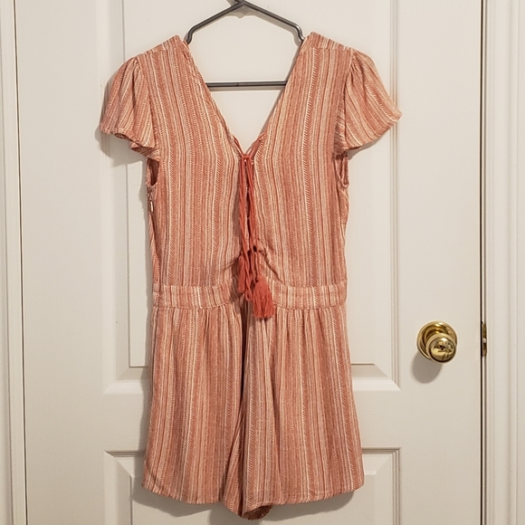 Orange Romper by Honey Punch - Picture 2 of 5